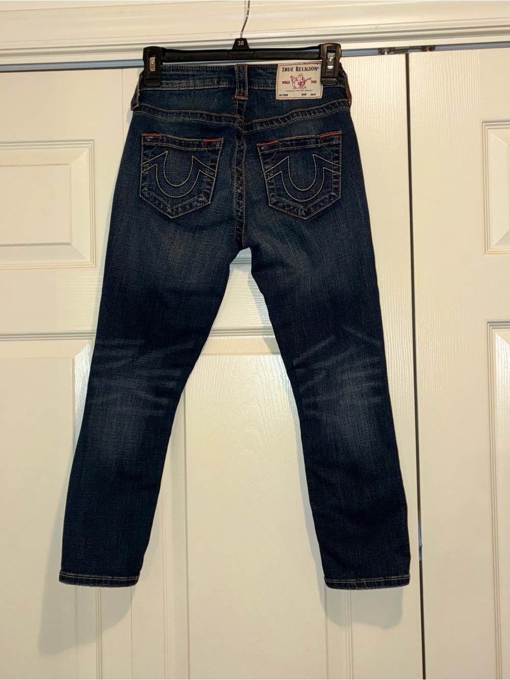 True Religion "Halle" High Rise Super Skinny Crop Jeans - Picture 8 of 11